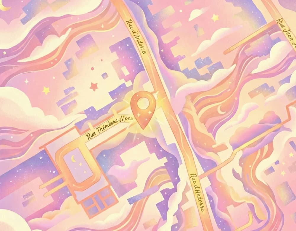 Localisation du cabinet - 1 Rue Théodore Monod, 31120 Pinsaguel